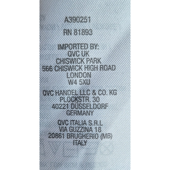 Isaac Mizrahi Live! QVC Medium Powder Pink White Zebra Stripes Cardigan Sweater - Picture 6 of 6